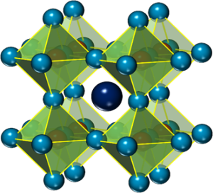 <p>BFO has a perovskite crystal structure.</p>